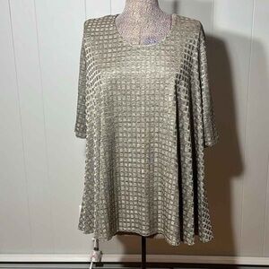 Elegant Gray Women's Top